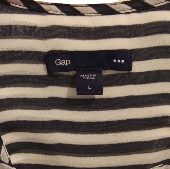 GAP Racerback Sheer Tank Top Size L - Picture 3 of 6